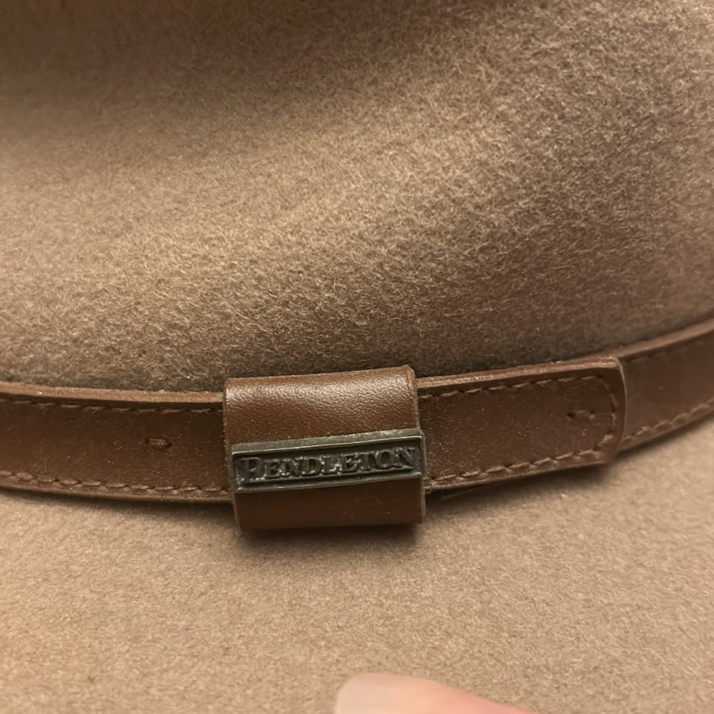 Pendleton Hat, Brown Wool, Extra Large - image 2
